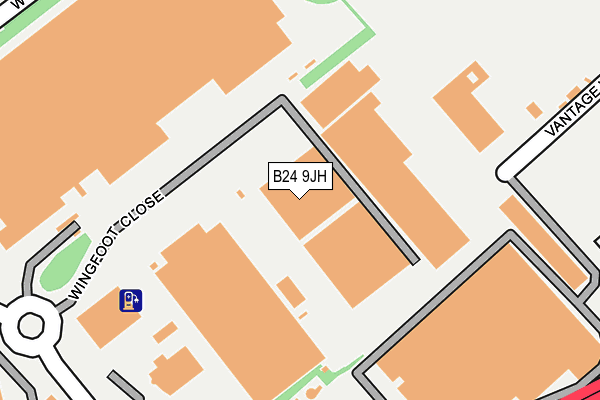 B24 9JH map - OS OpenMap – Local (Ordnance Survey) B24 9JH map - OS OpenMap – Local (Ordnance Survey)
