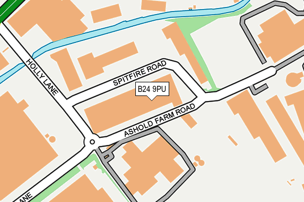 B24 9PU map - OS OpenMap – Local (Ordnance Survey) B24 9PU map - OS OpenMap – Local (Ordnance Survey)