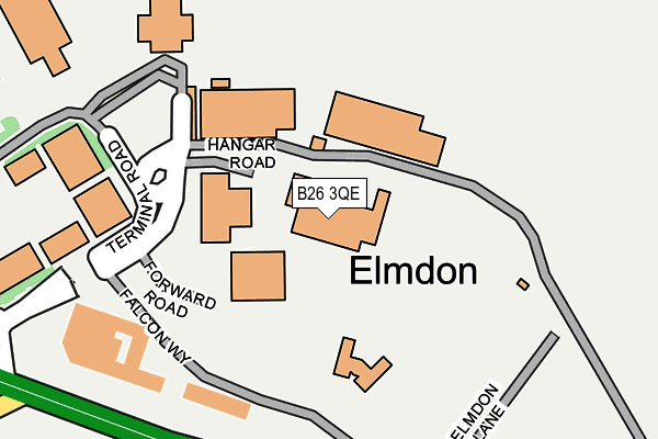 B26 3QE map - OS OpenMap – Local (Ordnance Survey) B26 3QE map - OS OpenMap – Local (Ordnance Survey)