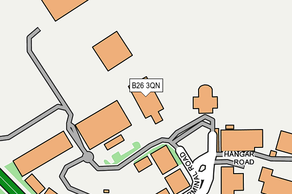 B26 3QN map - OS OpenMap – Local (Ordnance Survey) B26 3QN map - OS OpenMap – Local (Ordnance Survey)