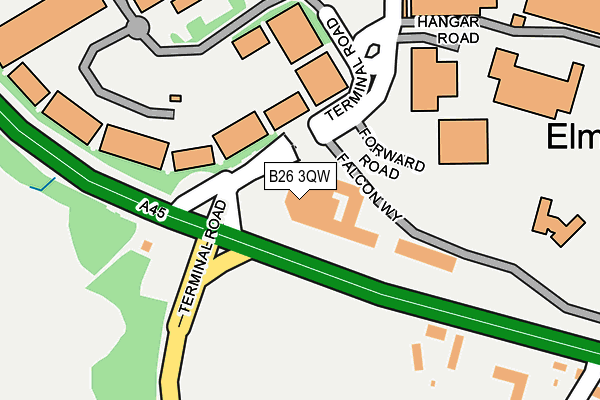B26 3QW map - OS OpenMap – Local (Ordnance Survey) B26 3QW map - OS OpenMap – Local (Ordnance Survey)