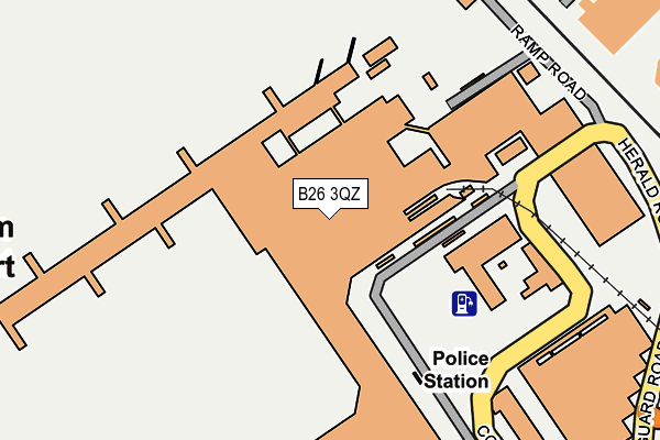 B26 3QZ map - OS OpenMap – Local (Ordnance Survey) B26 3QZ map - OS OpenMap – Local (Ordnance Survey)