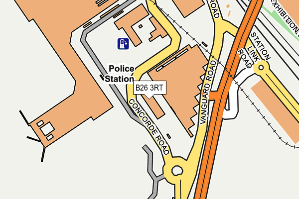 B26 3RT map - OS OpenMap – Local (Ordnance Survey) B26 3RT map - OS OpenMap – Local (Ordnance Survey)