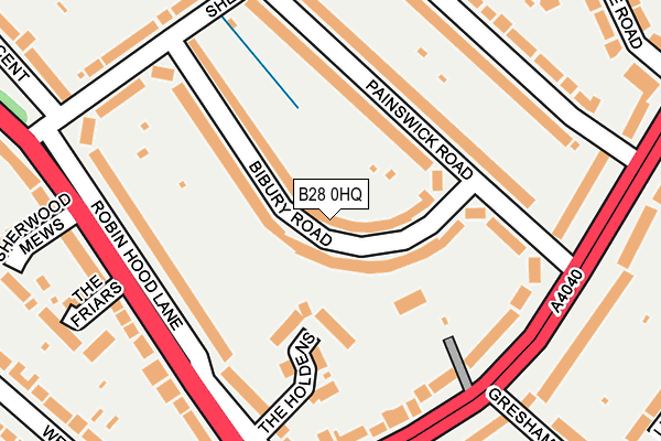 B28 0HQ map - OS OpenMap – Local (Ordnance Survey) B28 0HQ map - OS OpenMap – Local (Ordnance Survey)