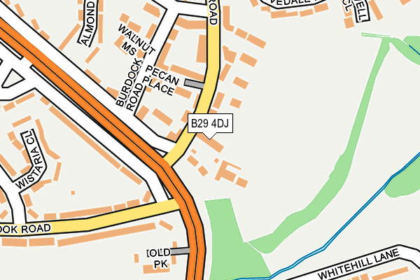 B29 4DJ map - OS OpenMap – Local (Ordnance Survey) B29 4DJ map - OS OpenMap – Local (Ordnance Survey)