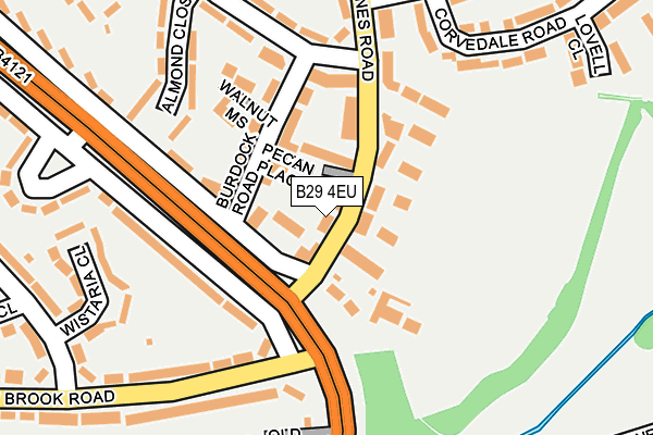 B29 4EU map - OS OpenMap – Local (Ordnance Survey) B29 4EU map - OS OpenMap – Local (Ordnance Survey)