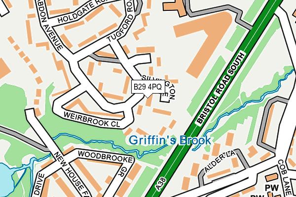 B29 4PQ map - OS OpenMap – Local (Ordnance Survey) B29 4PQ map - OS OpenMap – Local (Ordnance Survey)