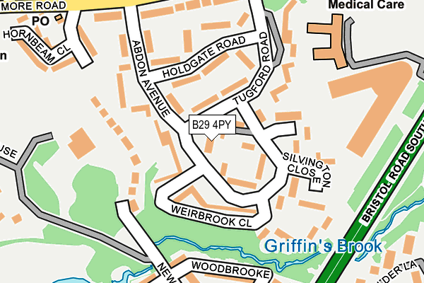 B29 4PY map - OS OpenMap – Local (Ordnance Survey) B29 4PY map - OS OpenMap – Local (Ordnance Survey)