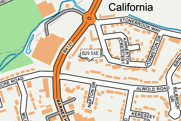 B29 5XE map - OS OpenMap – Local (Ordnance Survey) B29 5XE map - OS OpenMap – Local (Ordnance Survey)