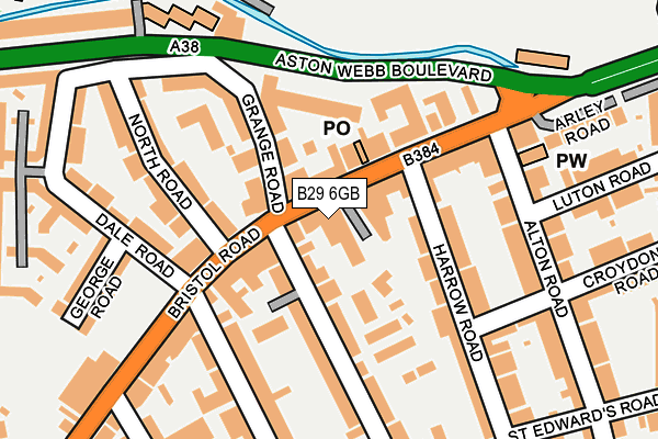 B29 6GB map - OS OpenMap – Local (Ordnance Survey) B29 6GB map - OS OpenMap – Local (Ordnance Survey)
