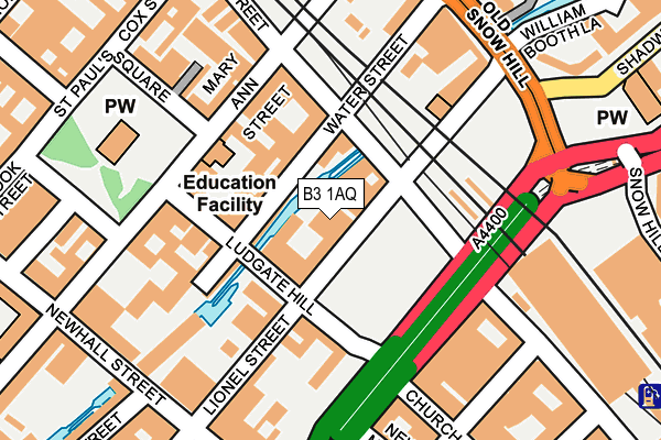 B3 1AQ map - OS OpenMap – Local (Ordnance Survey) B3 1AQ map - OS OpenMap – Local (Ordnance Survey)
