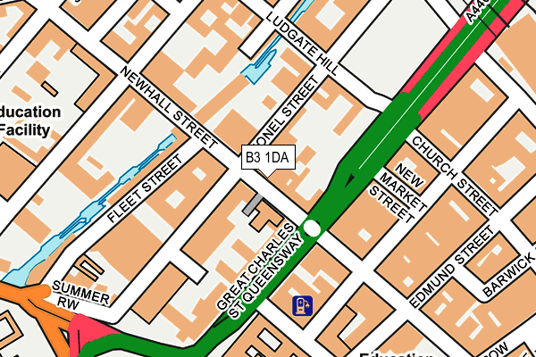 B3 1DA map - OS OpenMap – Local (Ordnance Survey) B3 1DA map - OS OpenMap – Local (Ordnance Survey)
