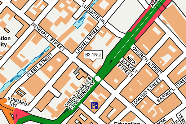 B3 1NQ map - OS OpenMap – Local (Ordnance Survey) B3 1NQ map - OS OpenMap – Local (Ordnance Survey)