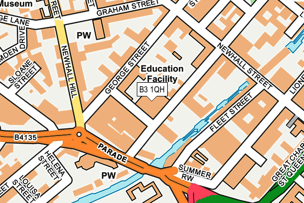 B3 1QH map - OS OpenMap – Local (Ordnance Survey) B3 1QH map - OS OpenMap – Local (Ordnance Survey)