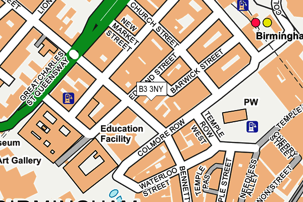B3 3NY map - OS OpenMap – Local (Ordnance Survey) B3 3NY map - OS OpenMap – Local (Ordnance Survey)
