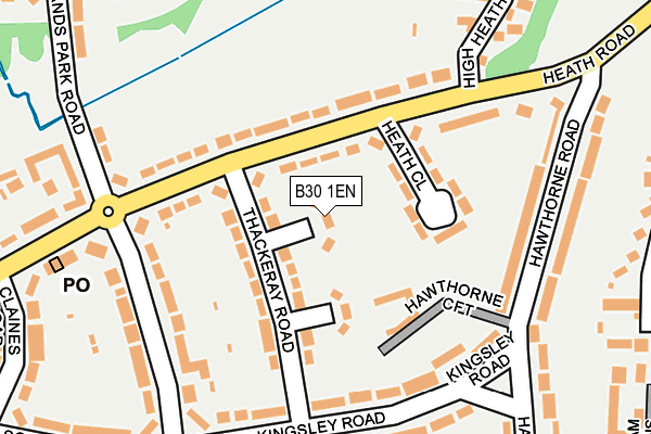 B30 1EN map - OS OpenMap – Local (Ordnance Survey) B30 1EN map - OS OpenMap – Local (Ordnance Survey)