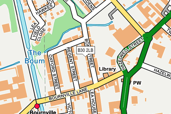 B30 2LB map - OS OpenMap – Local (Ordnance Survey) B30 2LB map - OS OpenMap – Local (Ordnance Survey)