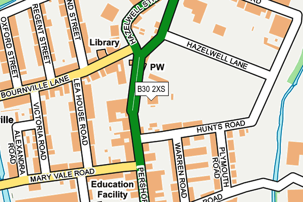 B30 2XS map - OS OpenMap – Local (Ordnance Survey) B30 2XS map - OS OpenMap – Local (Ordnance Survey)