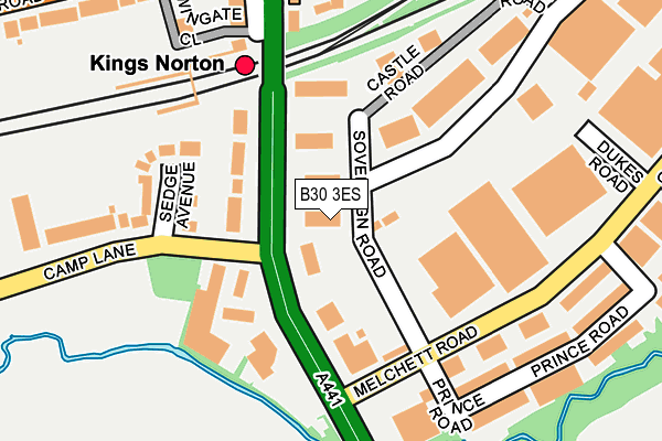 B30 3ES map - OS OpenMap – Local (Ordnance Survey) B30 3ES map - OS OpenMap – Local (Ordnance Survey)
