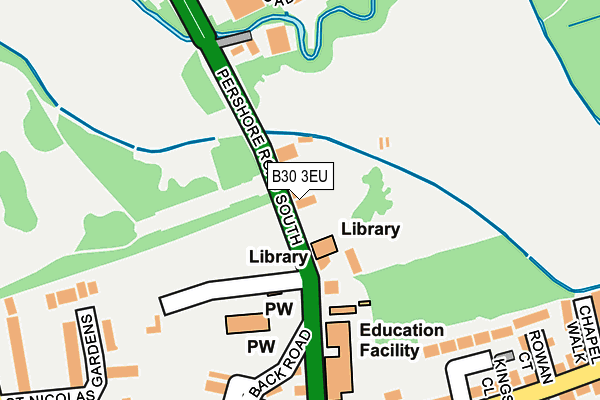 B30 3EU map - OS OpenMap – Local (Ordnance Survey) B30 3EU map - OS OpenMap – Local (Ordnance Survey)