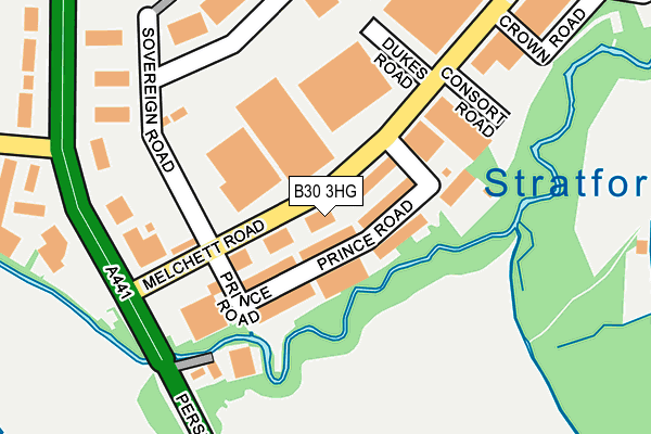 B30 3HG map - OS OpenMap – Local (Ordnance Survey) B30 3HG map - OS OpenMap – Local (Ordnance Survey)