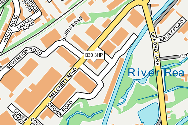 B30 3HP map - OS OpenMap – Local (Ordnance Survey) B30 3HP map - OS OpenMap – Local (Ordnance Survey)