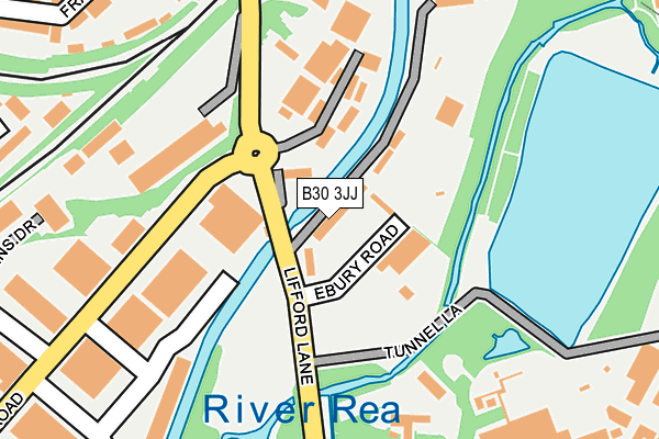 B30 3JJ map - OS OpenMap – Local (Ordnance Survey) B30 3JJ map - OS OpenMap – Local (Ordnance Survey)