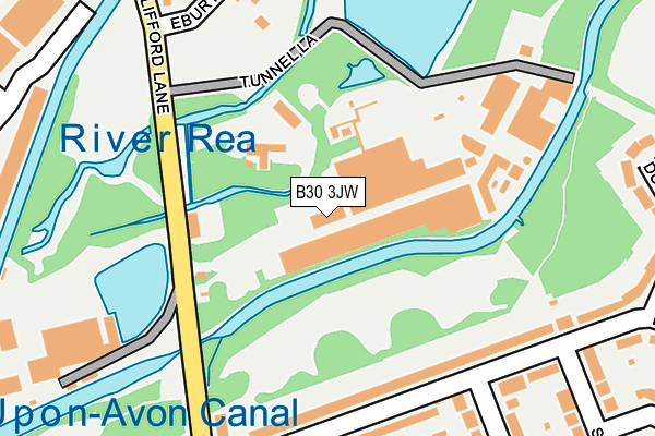 B30 3JW map - OS OpenMap – Local (Ordnance Survey) B30 3JW map - OS OpenMap – Local (Ordnance Survey)