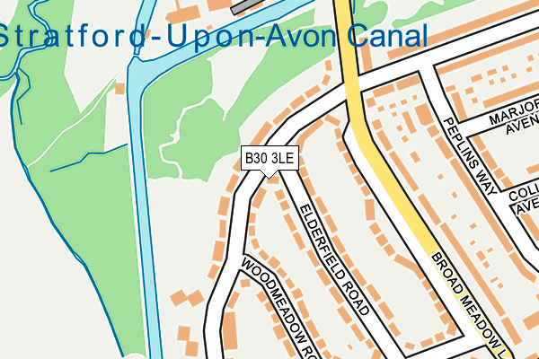 B30 3LE map - OS OpenMap – Local (Ordnance Survey) B30 3LE map - OS OpenMap – Local (Ordnance Survey)