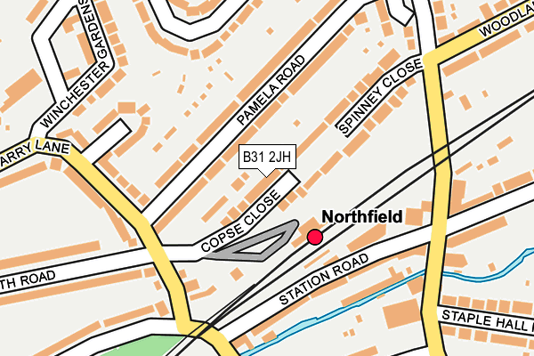 B31 2JH map - OS OpenMap – Local (Ordnance Survey) B31 2JH map - OS OpenMap – Local (Ordnance Survey)