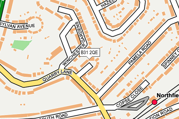 B31 2QE map - OS OpenMap – Local (Ordnance Survey) B31 2QE map - OS OpenMap – Local (Ordnance Survey)