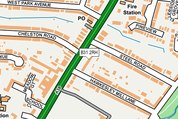 B31 2RH map - OS OpenMap – Local (Ordnance Survey) B31 2RH map - OS OpenMap – Local (Ordnance Survey)