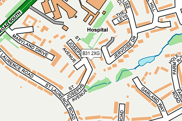 B31 2XG map - OS OpenMap – Local (Ordnance Survey) B31 2XG map - OS OpenMap – Local (Ordnance Survey)