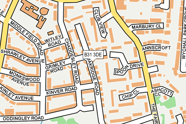B31 3DE map - OS OpenMap – Local (Ordnance Survey) B31 3DE map - OS OpenMap – Local (Ordnance Survey)
