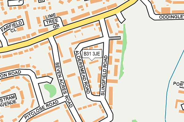 B31 3JE map - OS OpenMap – Local (Ordnance Survey) B31 3JE map - OS OpenMap – Local (Ordnance Survey)