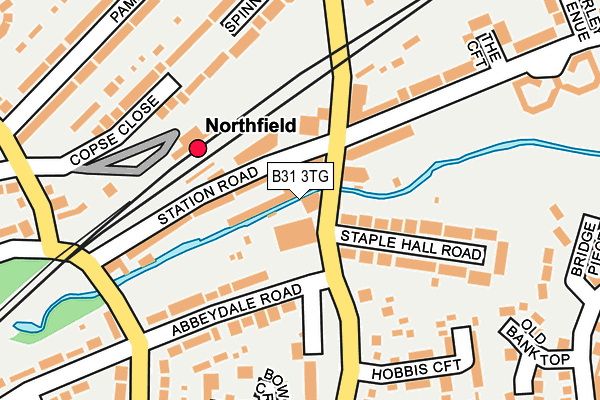 B31 3TG map - OS OpenMap – Local (Ordnance Survey) B31 3TG map - OS OpenMap – Local (Ordnance Survey)
