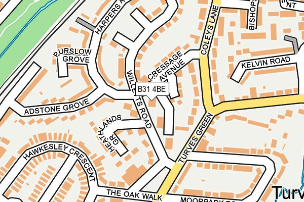 B31 4BE map - OS OpenMap – Local (Ordnance Survey) B31 4BE map - OS OpenMap – Local (Ordnance Survey)