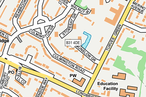 B31 4DE map - OS OpenMap – Local (Ordnance Survey) B31 4DE map - OS OpenMap – Local (Ordnance Survey)