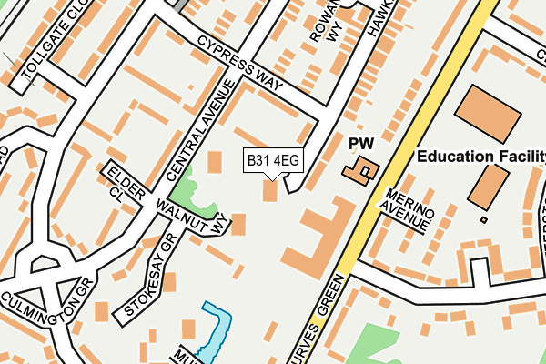 B31 4EG map - OS OpenMap – Local (Ordnance Survey) B31 4EG map - OS OpenMap – Local (Ordnance Survey)