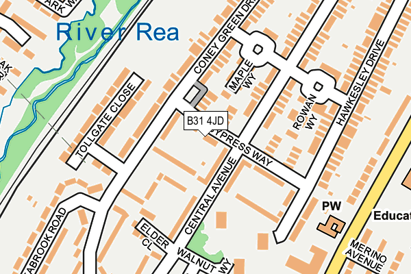 B31 4JD map - OS OpenMap – Local (Ordnance Survey) B31 4JD map - OS OpenMap – Local (Ordnance Survey)