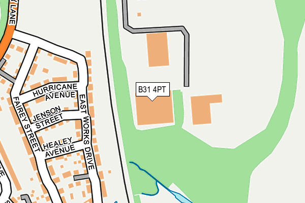 B31 4PT map - OS OpenMap – Local (Ordnance Survey) B31 4PT map - OS OpenMap – Local (Ordnance Survey)