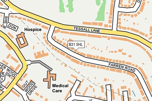B31 5HL map - OS OpenMap – Local (Ordnance Survey) B31 5HL map - OS OpenMap – Local (Ordnance Survey)
