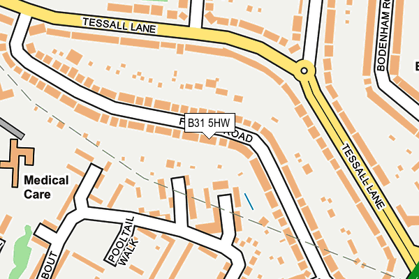 B31 5HW map - OS OpenMap – Local (Ordnance Survey) B31 5HW map - OS OpenMap – Local (Ordnance Survey)
