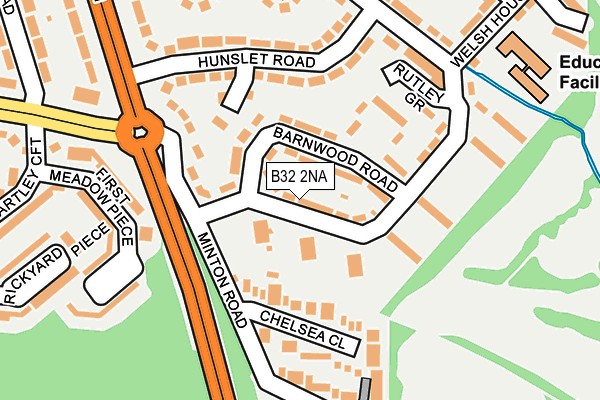 B32 2NA map - OS OpenMap – Local (Ordnance Survey) B32 2NA map - OS OpenMap – Local (Ordnance Survey)
