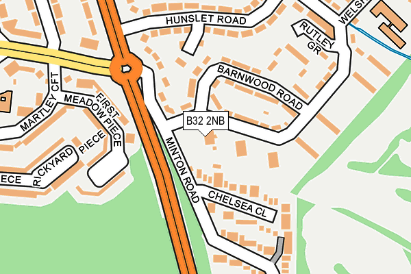 B32 2NB map - OS OpenMap – Local (Ordnance Survey) B32 2NB map - OS OpenMap – Local (Ordnance Survey)