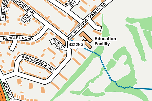 B32 2NG map - OS OpenMap – Local (Ordnance Survey) B32 2NG map - OS OpenMap – Local (Ordnance Survey)