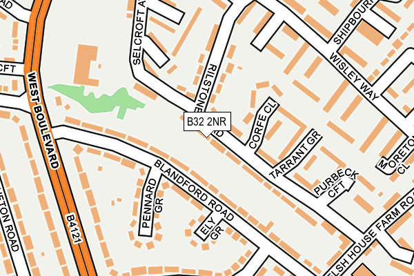 B32 2NR map - OS OpenMap – Local (Ordnance Survey) B32 2NR map - OS OpenMap – Local (Ordnance Survey)