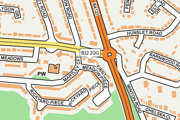 B32 2QG map - OS OpenMap – Local (Ordnance Survey) B32 2QG map - OS OpenMap – Local (Ordnance Survey)