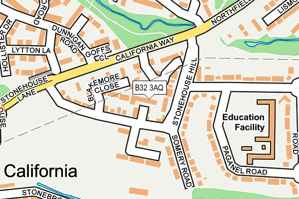 B32 3AQ map - OS OpenMap – Local (Ordnance Survey) B32 3AQ map - OS OpenMap – Local (Ordnance Survey)