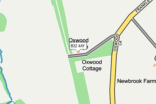 B32 4AY map - OS OpenMap – Local (Ordnance Survey) B32 4AY map - OS OpenMap – Local (Ordnance Survey)
